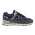 Фото #3 товара New Balance 574 U574KGN Mens Gray Suede Lace Up Lifestyle Sneakers Shoes