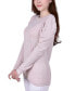 Petite Puff Sleeve Knit Top Lilas Enzo, PL - фото #3