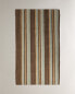 Striped wool rug