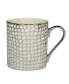 Mosaic Silver-Tone Plated 16 oz Can Mugs Set of 6