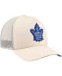 Men's Cream Toronto Maple Leafs Foam Front Trucker Adjustable Hat