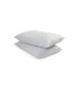 Фото #1 товара Pack of 2 Charcoal Knit Microfiber Pillow, Standard