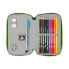 Double Pencil Case Real Betis Balompié Green 12.5 x 19.5 x 4 cm 28 Pieces