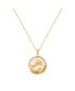 Фото #1 товара Leo, Gold Zodiac Necklace