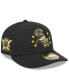 ფოტო #1 პროდუქტის Men's Black Chicago White Sox 2024 Armed Forces Day Low Profile 59FIFTY Fitted Hat