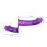 Фото #8 товара Harness Double Dildo with Vibration Purple
