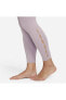 Фото #3 товара Легинсы Nike Yoga Dri-Fit с высокой талией и вырезами, 7/8, женские - фиолетовые