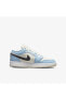 Фото #1 товара Air Jordan 1 Low Ice Blue Black (gs) - 554723-401