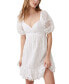 ფოტო #1 პროდუქტის Women's Alissa Eyelet A-Line Dress