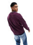 Calvin Klein running logo comfort sweatshirt in purple