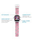 V3 Girls White and Pink Silicone Smartwatch 42mm Gift Set
