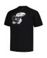 ფოტო #3 პროდუქტის Men's Black Kansas Jayhawks Big and Tall Pop T-shirt