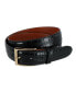 Men's Chance 35mm Mock Mini-African Alligator Embossed Italian Leather Belt 34 - фото #2