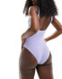 Фото #8 товара Weekday Desert swimsuit in lilac exclusive to ASOS
