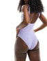 Фото #4 товара Weekday Desert swimsuit in lilac exclusive to ASOS