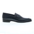 Фото #1 товара Bruno Magli Nolan MB4NOLN0 Mens Blue Leather Loafers & Slip Ons Penny Shoes