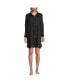 ფოტო #3 პროდუქტის Women's Sheer Over d Button Front Swim Cover-up Shirt