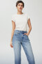 Фото #4 товара Straight High Cropped Jeans