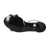 Nina Lisa Ankle Strap Womens Black Casual Sandals LISA-LS