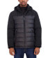 Фото #1 товара Men's Mixed Media Puffer Jacket