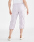 Фото #2 товара Women's Cargo Capri Pants, 2-24W, Created for Macy's