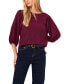 Фото #1 товара Women's Puff 3/4-Sleeve Knit Top