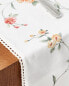 Фото #4 товара Cotton table runner with lace trim