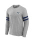 Фото #2 товара Men's NFL x Darius Rucker Collection by Heather Gray Seattle Seahawks Henley Long Sleeve T-shirt