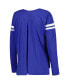 ფოტო #2 პროდუქტის Women's Royal Los Angeles Dodgers Free Agent Long Sleeve T-shirt