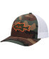 Men's Camo Bass Trucker Snapback Hat