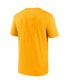 Фото #3 товара Men's Gold San Diego Padres Big and Tall Logo Legend Performance T-shirt
