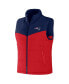 ფოტო #2 პროდუქტის Men's NFL x Darius Rucker Collection by Navy New England Patriots Colorblocked Full-Zip Vest