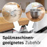 Фото #10 товара Bosch Küchenmaschine Serie 6 MUM56340, Schüssel 3,9 L, Mixer 1,25 L & MUZ45SV2 Spritzgebäckvorsatz, für Fleischwolf, perfekt zum Backen, vier Formen, Edelstahl, passend Serie 4, Serie 2, MUM4