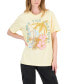 Juniors' Sunshine Cotton Floral Graphic T-Shirt