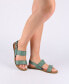 Фото #6 товара Women's Lavine Double Strap Flat Sandals