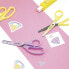 MILAN Blister Pack Basic Pastel Scissors Yellow