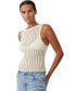 Фото #1 товара Women's Ladder Knit Boatneck Tank Top