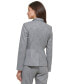ფოტო #2 პროდუქტის Women's Glen Plaid Single-Button Blazer