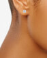 ფოტო #3 პროდუქტის Diamond Stud Earrings (2 ct. t.w.) in 14k White or Yellow Gold