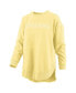 Фото #1 товара Women's Yellow Tennessee Volunteers Seaside Springtime Vintage-like Poncho Pullover Sweatshirt