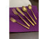 20 Piece Gold Flatware Set, Service for 4