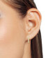 ფოტო #5 პროდუქტის Diamond Hoop Earrings in Sterling Silver (1/4 ct. tw.)
