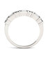 ფოტო #3 პროდუქტის Moissanite Baguette Wedding Band 1/2 ct. t.w. Diamond Equivalent in 14k White Gold