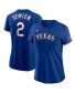 Фото #1 товара Women's Marcus Semien Royal Texas Rangers 2023 World Series Champions Name and Number T-shirt