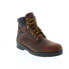 Фото #3 товара Wolverine DuraShocks Slip Resistant 6" W210048 Mens Brown Leather Work Boots