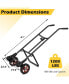 Фото #4 товара Drum Hand Truck Steel Dolly Drum Cart 1200lbs Capacity with 2 Rubber Wheels