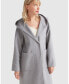 Women's Walk This Way Wool Blend Oversized Coat Серый, Средний - фото #6