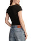 ფოტო #2 პროდუქტის Women's Scoop-Neck Short Sleeve Corset T-Shirt