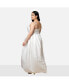 Фото #3 товара Plus Size Magnolia Corset Hi Lo Maxi A Line Dress