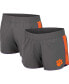 Фото #2 товара Women's Gray Clemson Tigers Pull The Switch Running Shorts